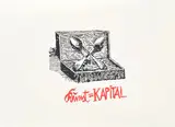 Imants Tillers, Kunst=Kapital, screenprint