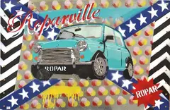 Dennis Ropar, Roparville, acrylic on aluminium