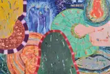 Victor Majzner, Second Hand Primitive, 1984, oil on canvas