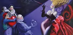 Carnivale by Jill Del MacE, oil on canvas, sold Jun 2013