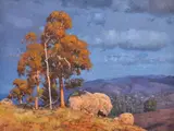 Warwick Fuller, Rocky Lookout, 1983, oil on canvas on board