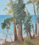 Amalie Colquhoun, Lorne View, oil on board