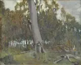 Norah Gurdon, Kallista Landscape, 1920, oil on canvas