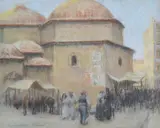 Janet Agnes Cumbrae Stewart, Middle Eastern Street Scene