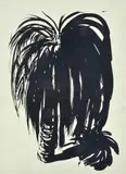 Palm Tree 3 by Brett Whiteley, 1975, screenprint 25/50, sold Jun 2013