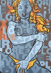 Frank Malerba, Explore, acrylic on canvas