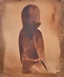 Silhouette of a Young Girl by Charles Blackman, oil on canvas, sold Jun 2013
