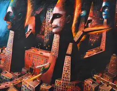James Davis, Southern, 1991-1992, oil on canvas
