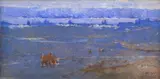 J J Hilder, Botany, Sydney, 1906, watercolour