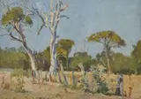 Will Ashton, On the Fence Line, oil on canvas