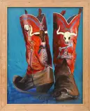 Dennis Ropar, Cowboy Boots - Red