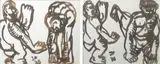 Joe Furlonger, Pair of Figural Studies