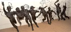 David Bromley, Celebration, monumental cast bronze sculpture