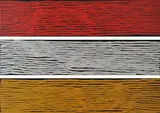 Tingari Cycle by George Tjapaltjarri, acrylic on canvas (triptych), sold Nov 2012