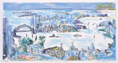 Charles Blackman, A Sydney Childhood, screenprint 40/90