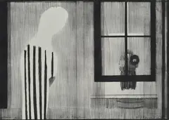Interior by Charles Blackman, 1966-67, lithograph 95/100, sold Nov 2012
