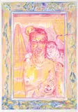Juan Davila, Pre-Modern Self-Portrait, 1988, screenprint 30/30