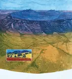 Joy Redman, Wilpena Pound, screenprint 33/75