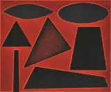 John Coburn, Jazz Series - Downtown, screenprint 20/40