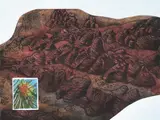 Joy Redman, Purnululu, etching 9/75