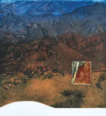 Joy Redman, Northern Flinders Ranges, screenprint A/P