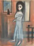 Robert Dickerson, Lady in a Sheer Dress