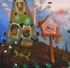 Steven Cox, Through Uckfield - 1964,, 1989, oil on canvas