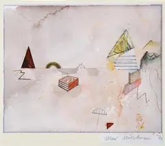 Allan Mitelman, Untitled, 1971, ink and watercolour on paper