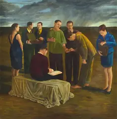 Graeme Drendel, Good Bookkeeping, 1997, oil on canvas