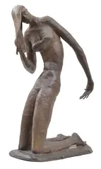 Guy Boyd, Kneeling Woman, bronze