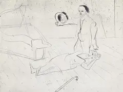 Finale by Fred Williams, 1956, etching 8/9, sold Dec 2012