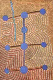 Gideon Jack Tjupurrula, Walatu Mamaku Tjukurrpa, Lake Mackay, 1995, synthetic polymer paint on linen