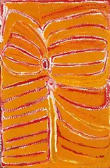 Eubena Nampitjin, Kinyu, 2006, acrylic on linen