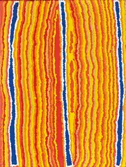 Untitled by Lady Robertson Nungarrayi, 2006, acrylic on canvas, sold Oct 2012