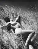 Nude in the Rushes by Gordon De Lisle, vintage bromide photograph, sold Jul 2012