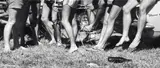 Rai Banda, Summer Days - Feet, 1970/1998, silver gelatin photograph