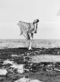 Bruno Benini, Anne Hamilton wearing Simona Dress for Sportsgirl, Half Moon Bay