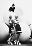 Bruno Benini, Graeme Jones, Robyn Fong, Lucinda Wills model Concept for Gala, National Gallery of Victoria