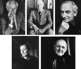 Jacqueline Mitelman, A Group of 10 Black and White Photographs of Artists and Writers, silver gelatin photographs (10)