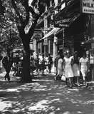 Wolfgang Sievers, Passers-by at Collins Street, Melbourne, 1964, silver gelatin photograph