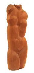 Manolo Ruiz Pipó, Female Torso, 1974, timber sculpture