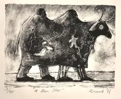 Geoff Ricardo, A Bum Steer, 1996, lithograph 19/48