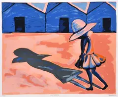 Charles Blackman, The Shadow, screenprint 69/75