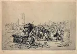 Auguste Brouet, Grand Saint-Ouen, etching 22/40