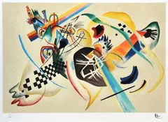 Wassily Kandinsky, On White I, lithograph 156/300