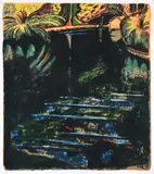 Jeff Makin, Forest Pond, Sassafras, 2008, screenprint A/P