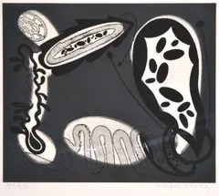 Untitled by Alun Leach-Jones, lithograph P/P 2/2, sold Sep 2012