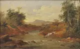 James Howe Carse, Riddells Creek, Victoria, 1889, oil on canvas