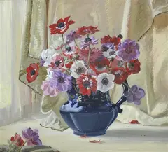 George Whinnen, The Blue Jug, oil on canvas