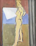 Ian Armstrong, Standing Nude, 2002, oil on canvas